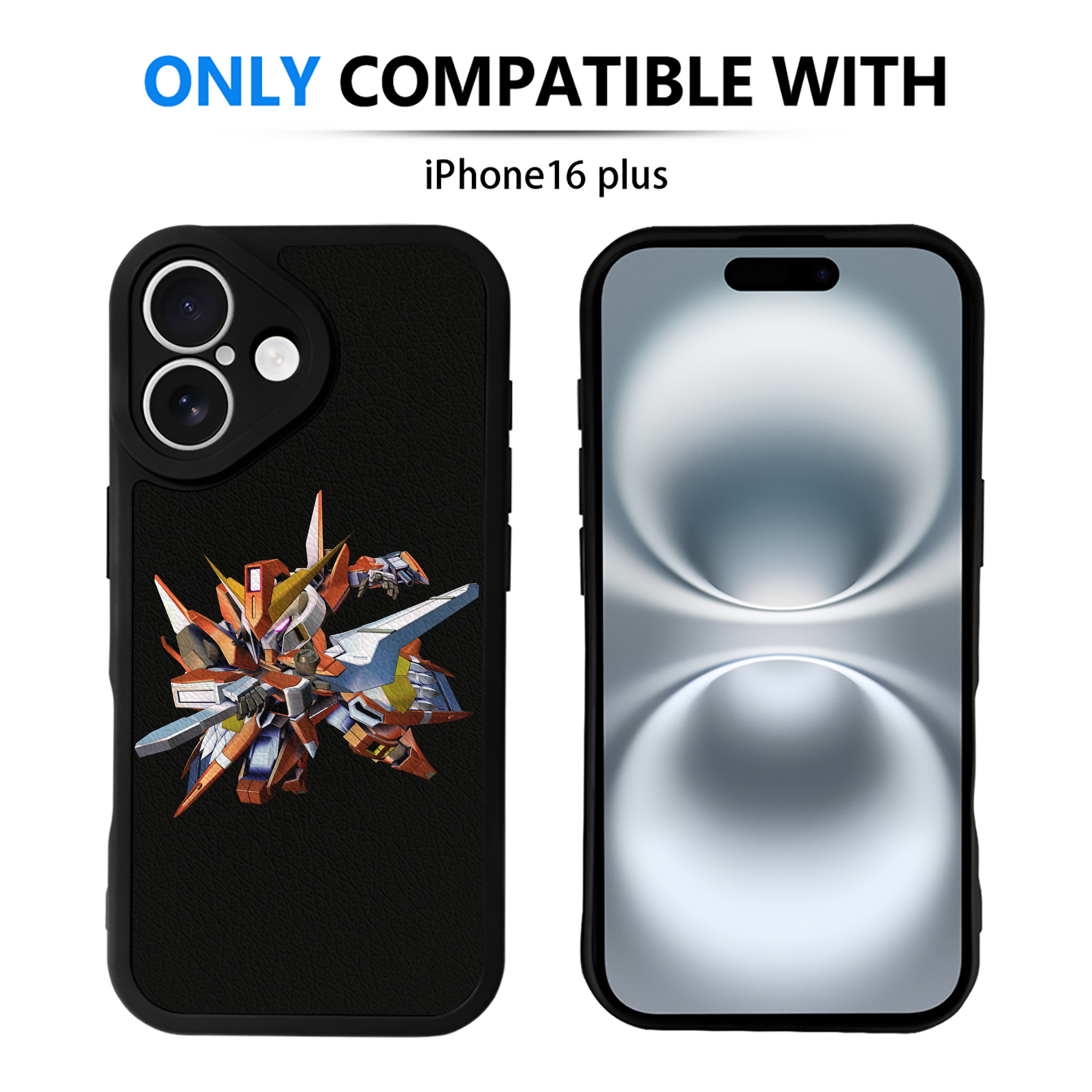 （画像用） 機動戦士ガンダム Mobile Suit Gundam 【iPhone 16シリーズ対応】シリコンスマホケース（レザー調） 材質：シリコン
